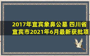2017年宜宾象鼻公墓 四川省宜宾市2021年6月最新获批项目汇总